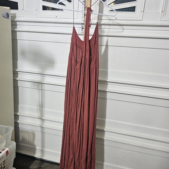 Free People Backless Terracotta Dress - Picture 3 of 4
